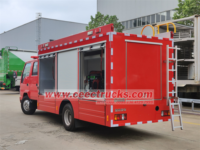 Isuzu mini ELF rescue lighting fire truck Isuzu mini ELF rescue lighting fire truck