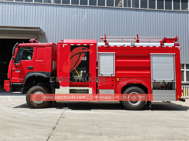 Howo 4x4 fire fighting truck Howo 4x4 fire fighting truck