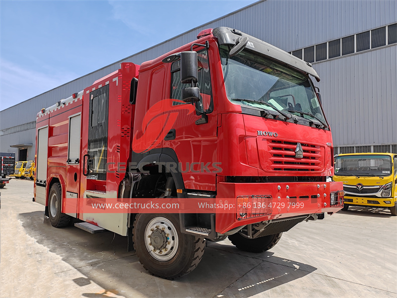 Howo 4x4 fire fighting truck Howo 4x4 fire fighting truck