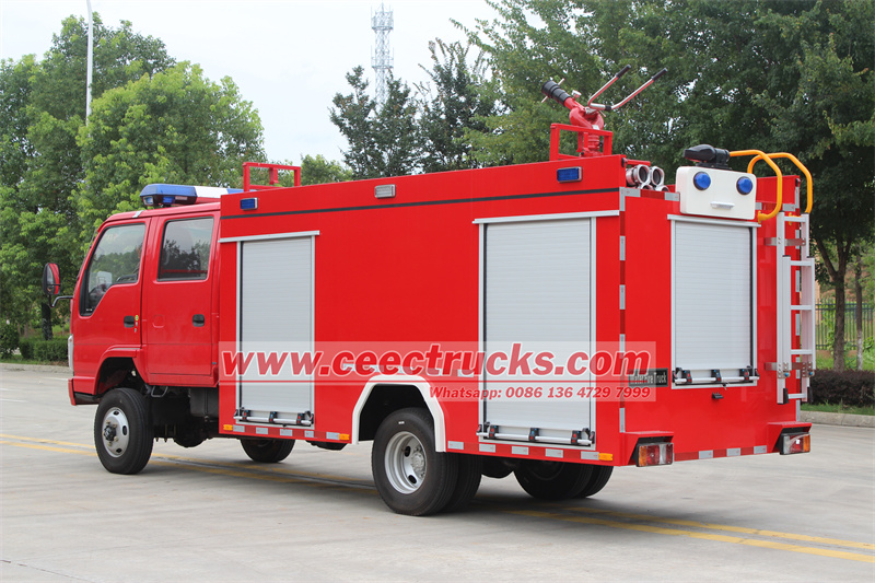 Isuzu fire engine pumper truck
