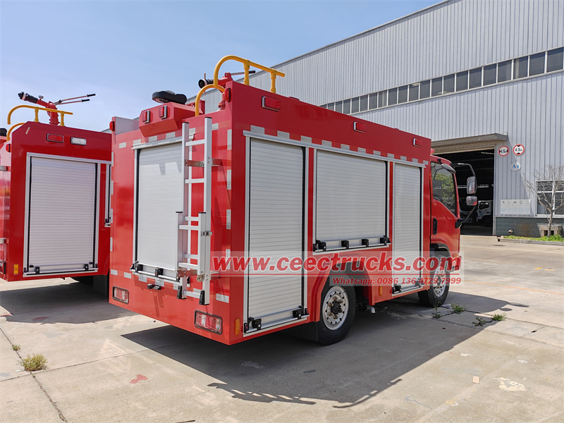 FAW 3,000 liters industrial fire pumper 