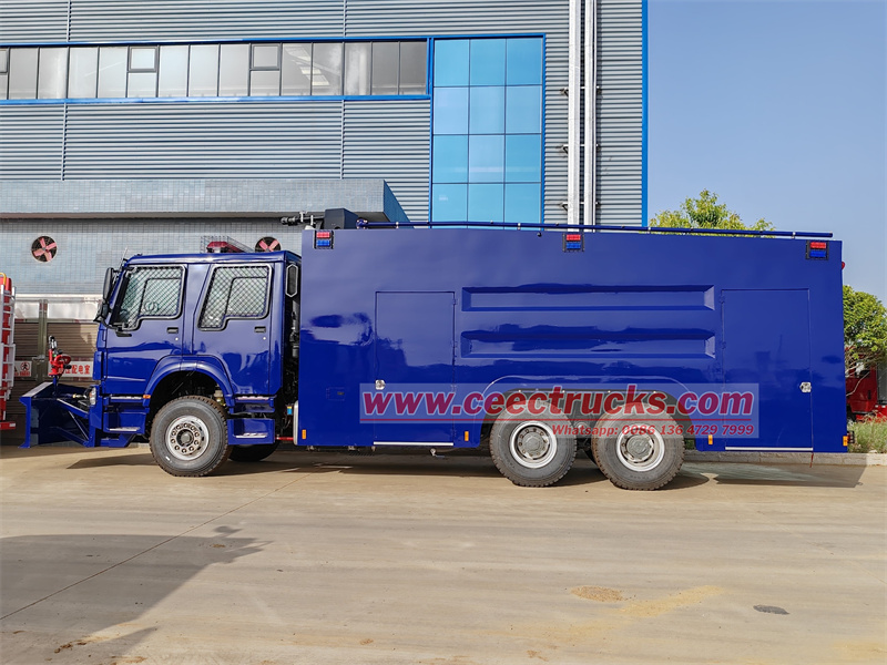 HOWO armored crowd control riot truck