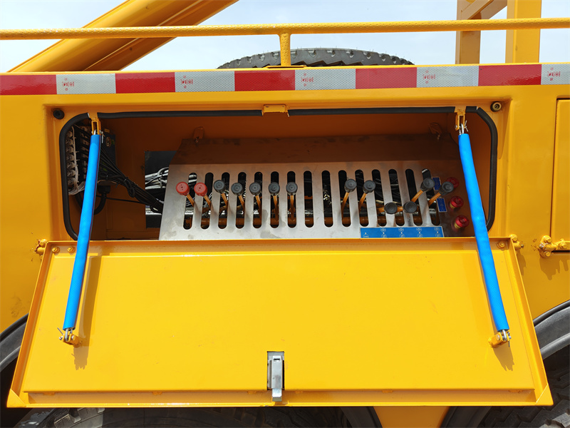 Heavy duty 8x4 integrated tow truck control system