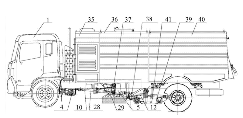 Isuzu cleaning sweeper truck Isuzu cleaning sweeper truck