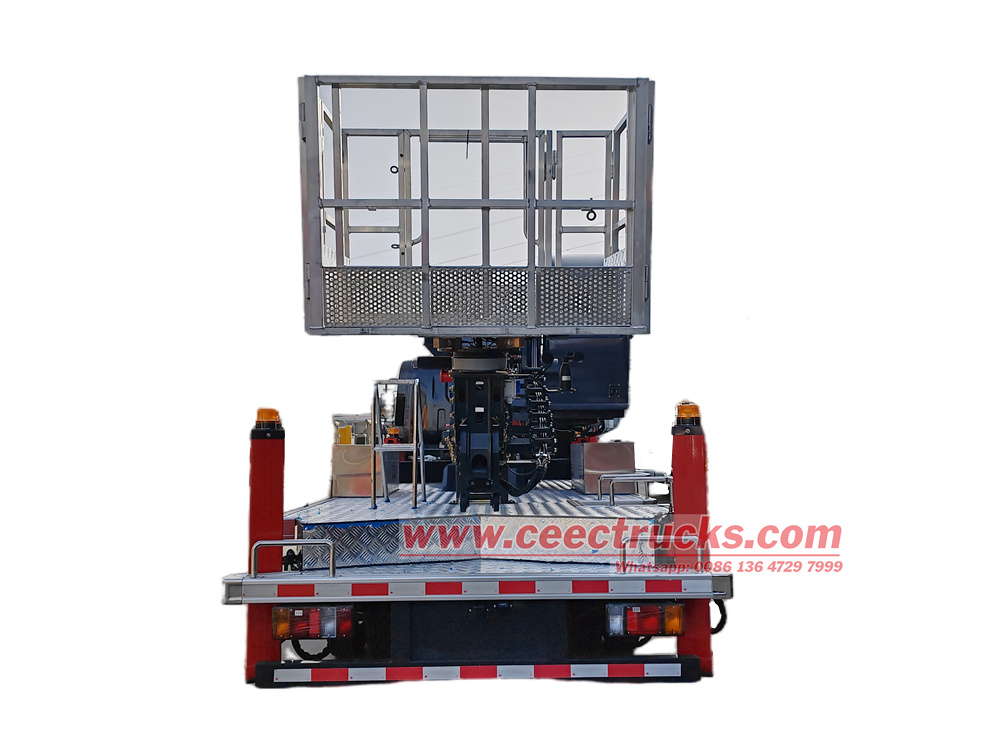 Isuzu 4x2 aerial lift work trucks