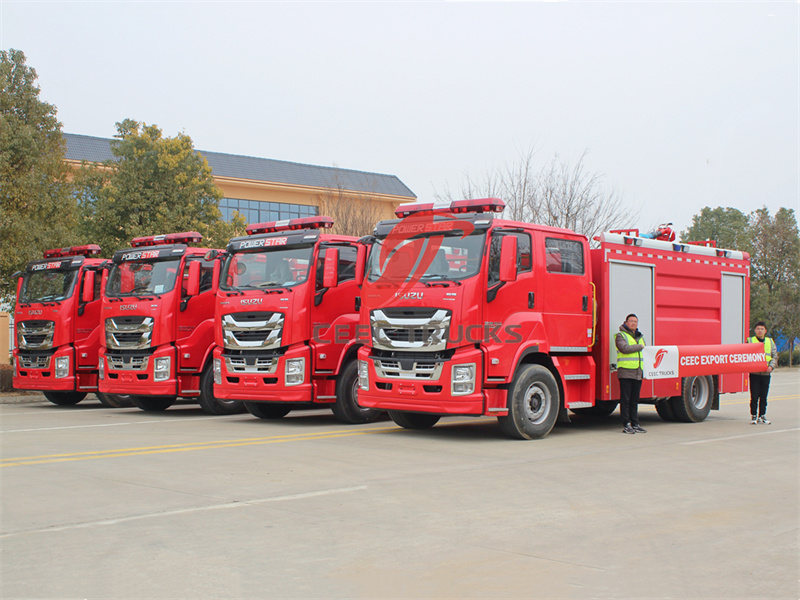 Isuzu GIGA fire fighting truck