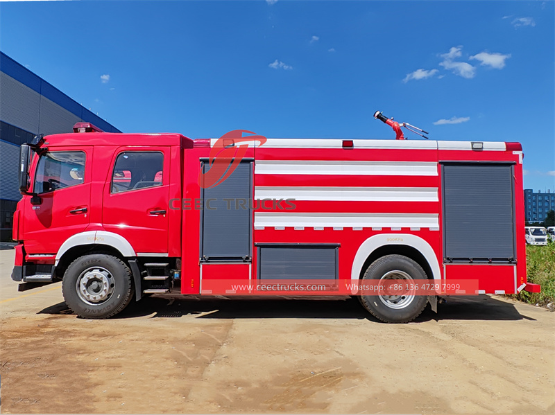 Howo 4x2 fire fighting truck