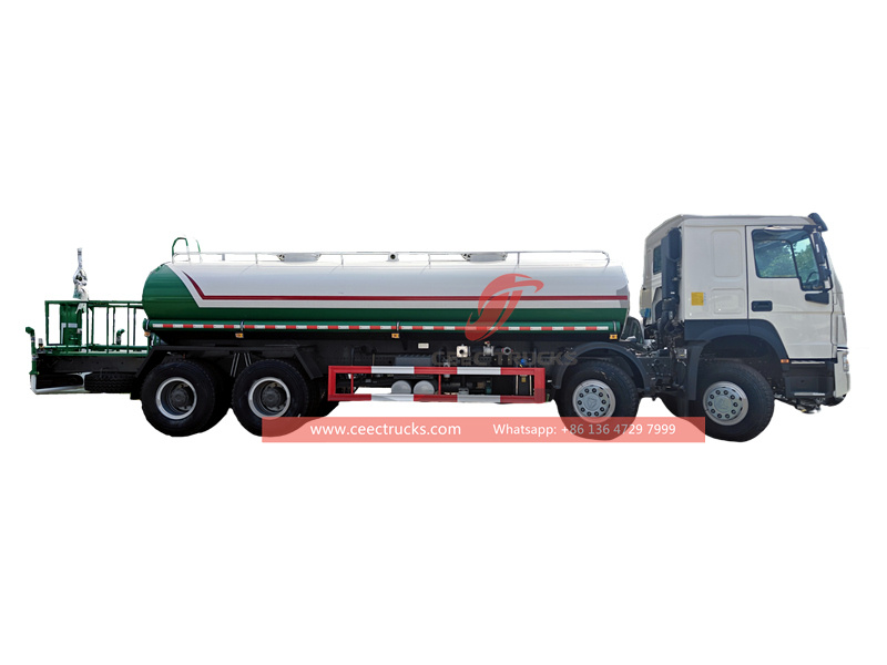 Howo 8X4 water tank truck