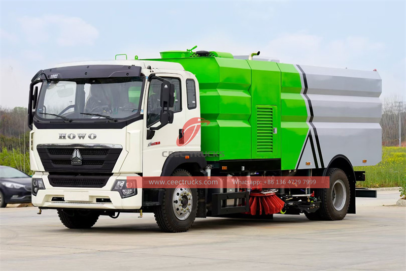 Howo Heavy duty Street sweeping Tuck