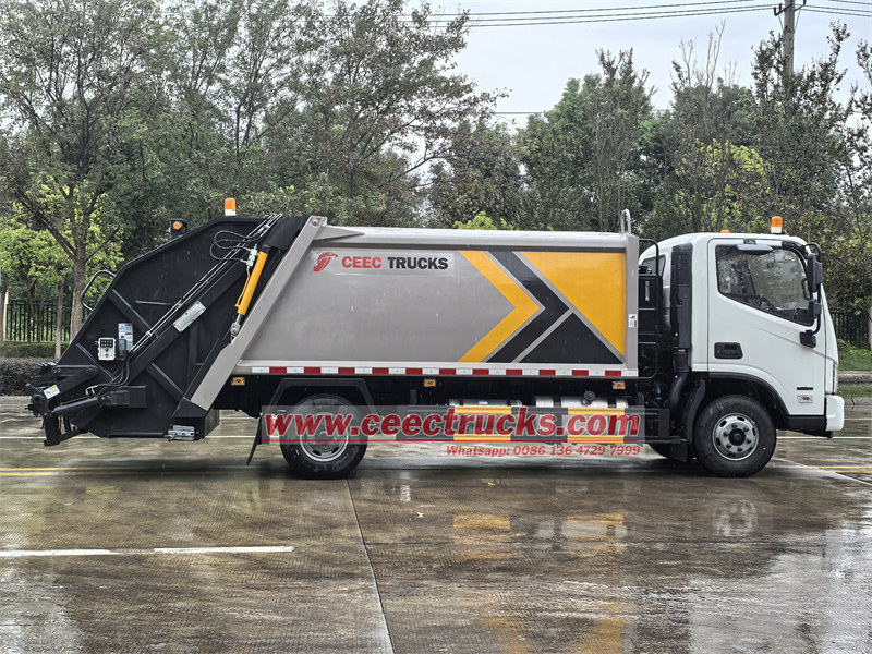 Foton rear loader waste management truck