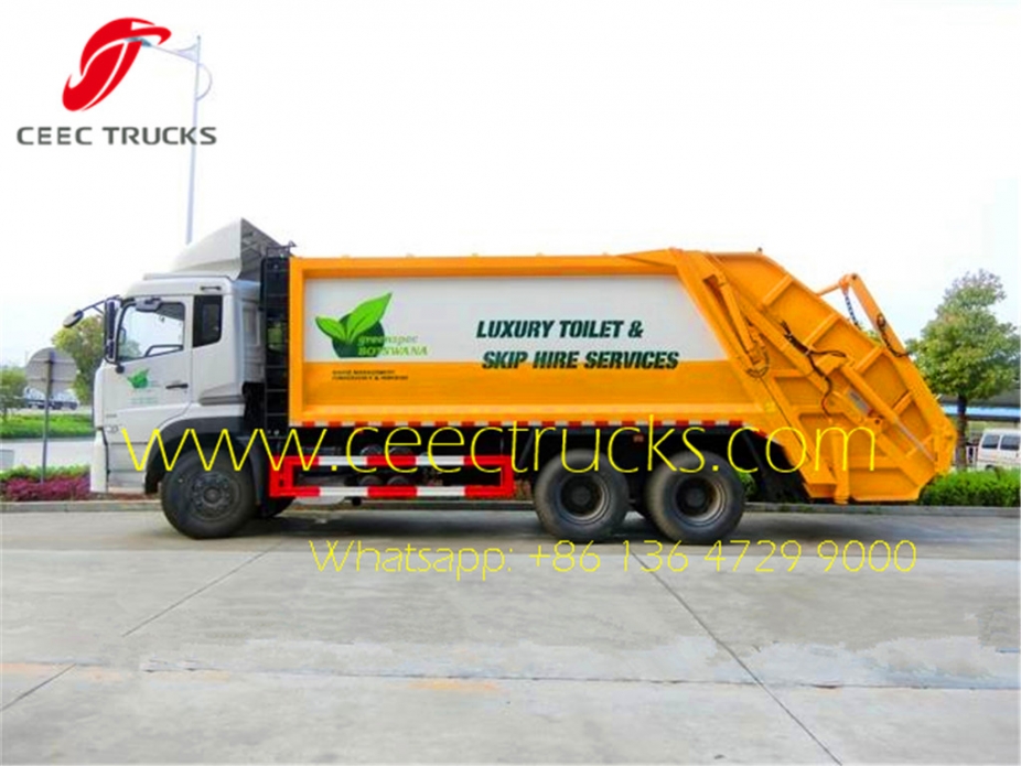 Best 20 CBM dongfeng garbage compactor truck