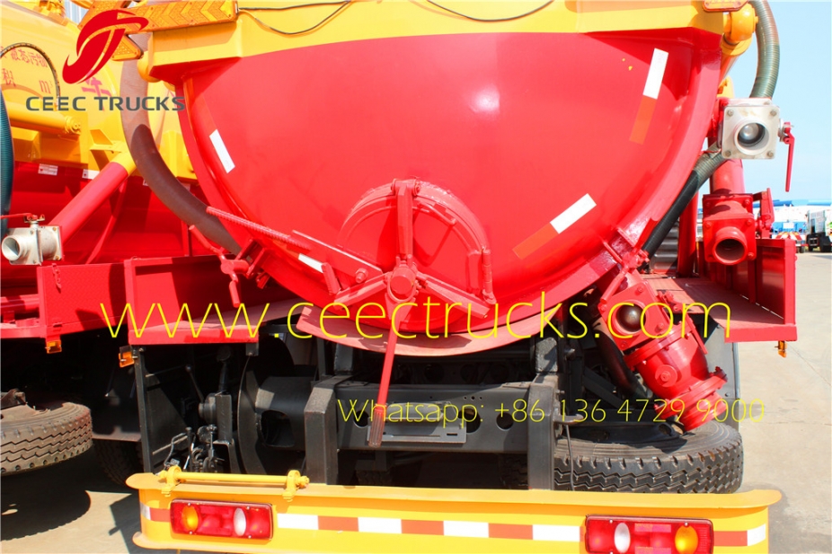 best dongfeng 10 CBM vacuum suction truck