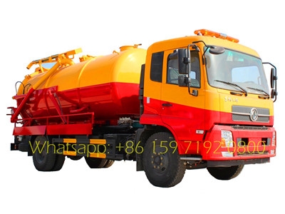 best dongfeng 10 CBM vacuum suction truck