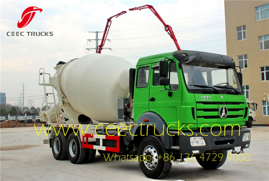 beiben 2534 transit mixer truck