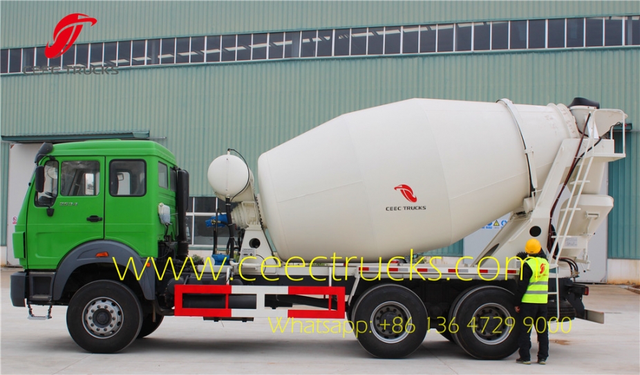 beiben 2534 transit mixer truck