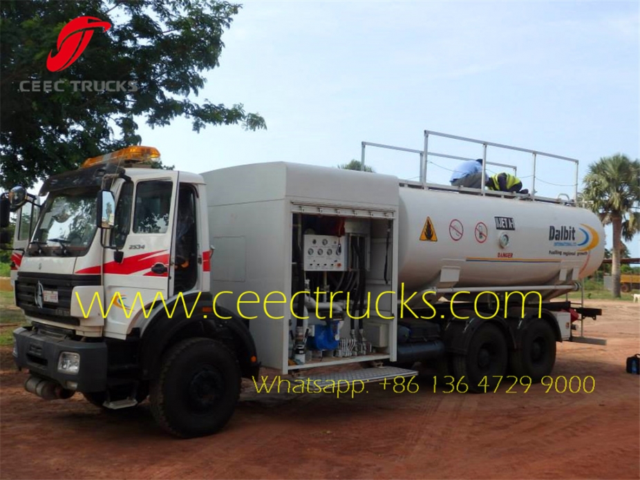 best congo beiben military 6*6 fuel tanker truck