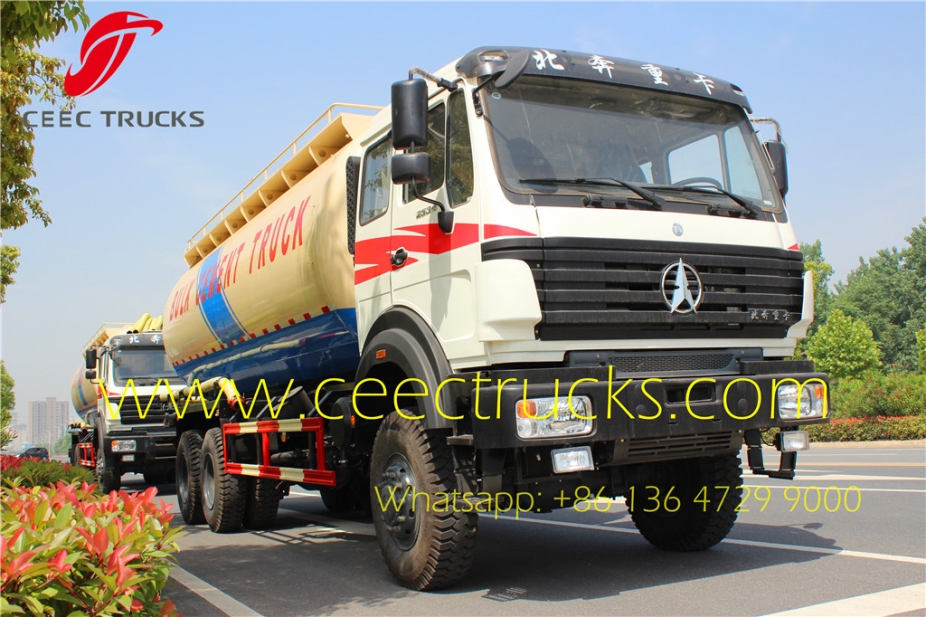 beiben military 10 wheeler bulk cement truck sale