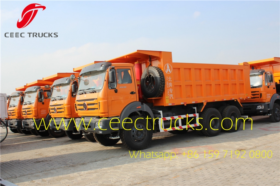 25 tons low price of Beiben tipper truck