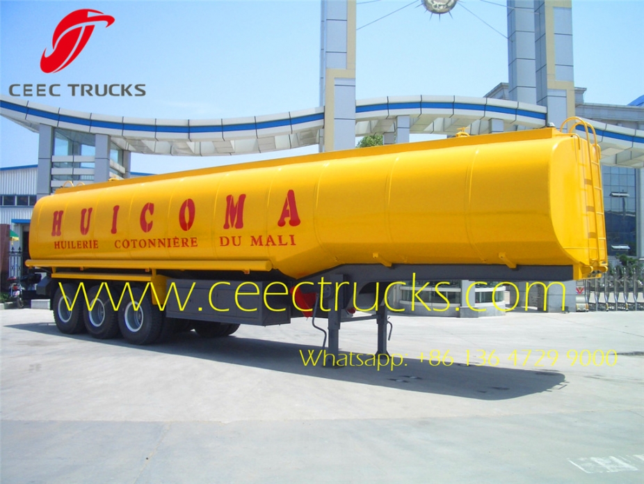 3 axle 48 CBM fuel tanker semitrailer for africa