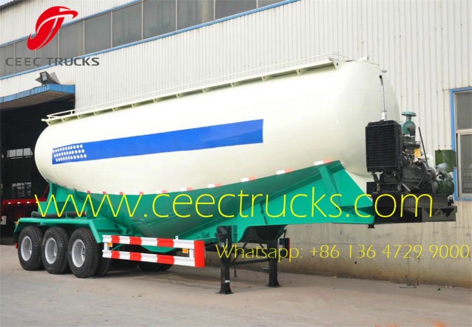 3axle bulk cement transport semi trailer