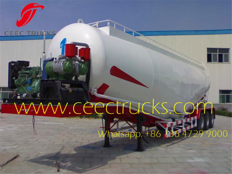 Togo 50 CBM cement bulk tanker semitrailer supplier