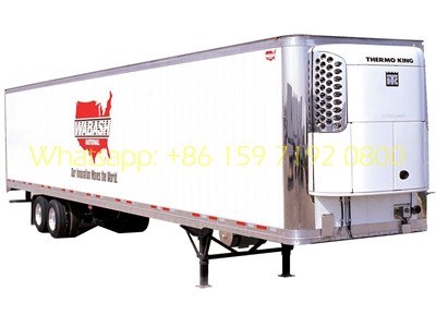 40-60 CBM refrigetated semi-trailer manufacturer lowest price sale