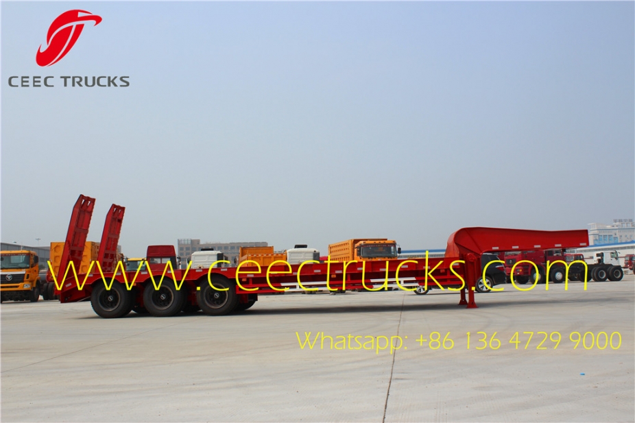 3 Axles Heavy Lowbed trailer