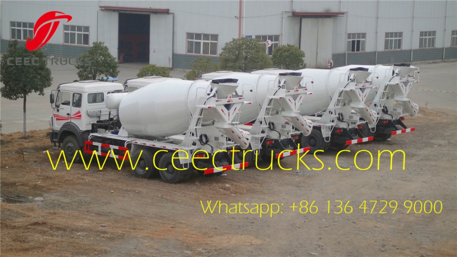 BeiBen NG80B 10m3 concrete mixer truck