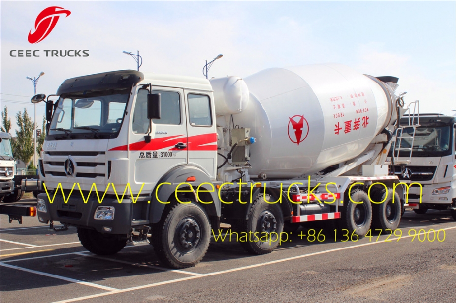 North benz 14 CBM 340HP concrete mixer truck