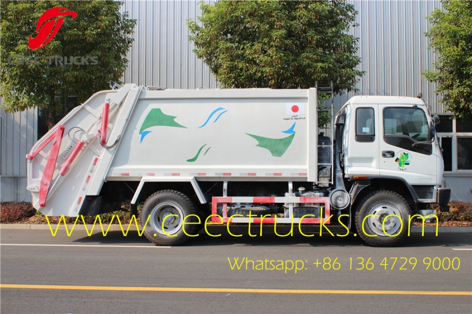 ISUZU 10000 liters refuse compression trucks low price