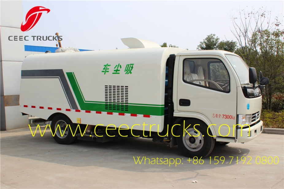 dongfeng 5CBM vacuum road sweeper tanker trucks manufacturer