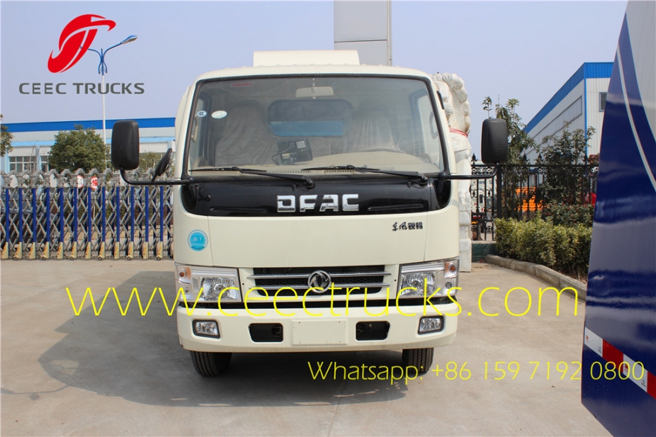 dongfeng 5CBM vacuum road sweeper tanker trucks manufacturer