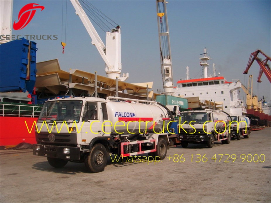 Manufacturer supply dongfeng 4CBM cesspit emptier truck lowest price