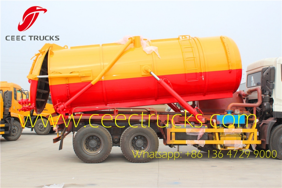 Hot sale Dongfeng 6x4 18000 Litres Vacuum Sewage Suction Tanker Truck