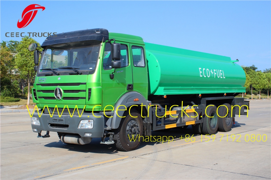 CEEC TRUCKS supply best quality beiben 20CBM oil tanker trucks