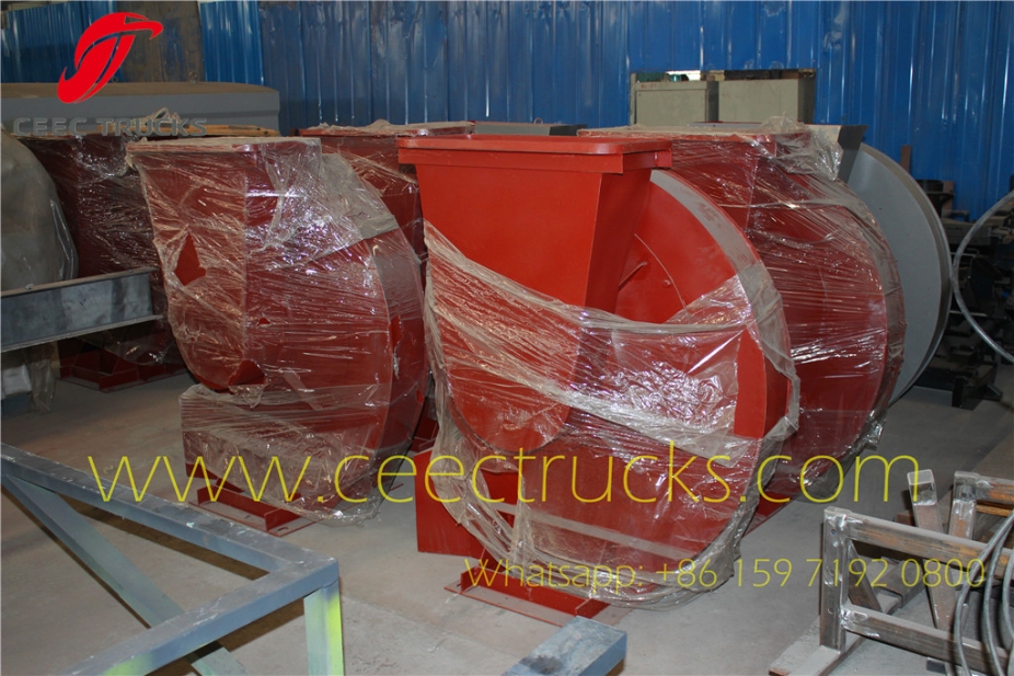 Road Sweep Truck fan assembly for dust suction