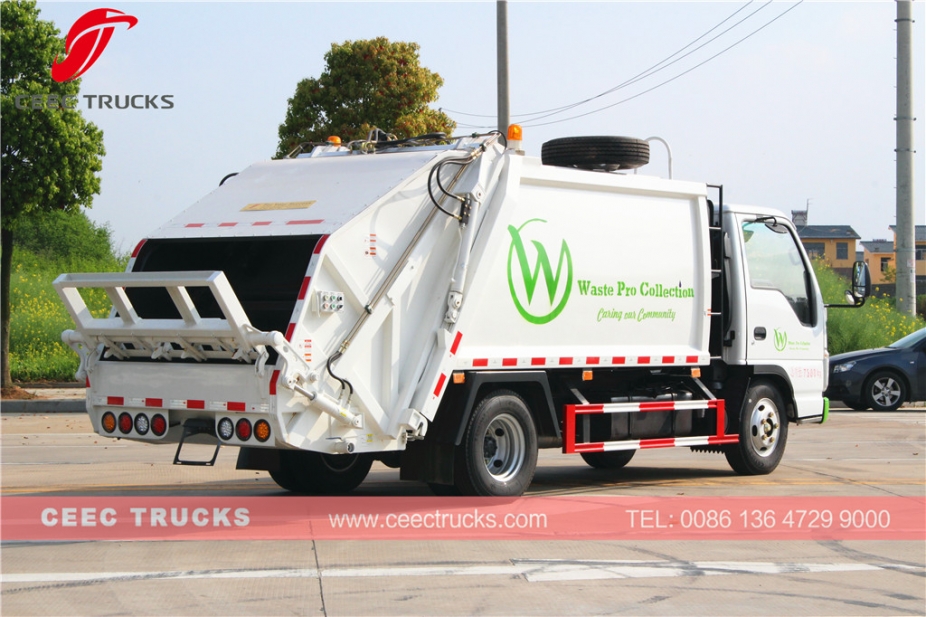 ISUZU 5cbm garbage compactor truck