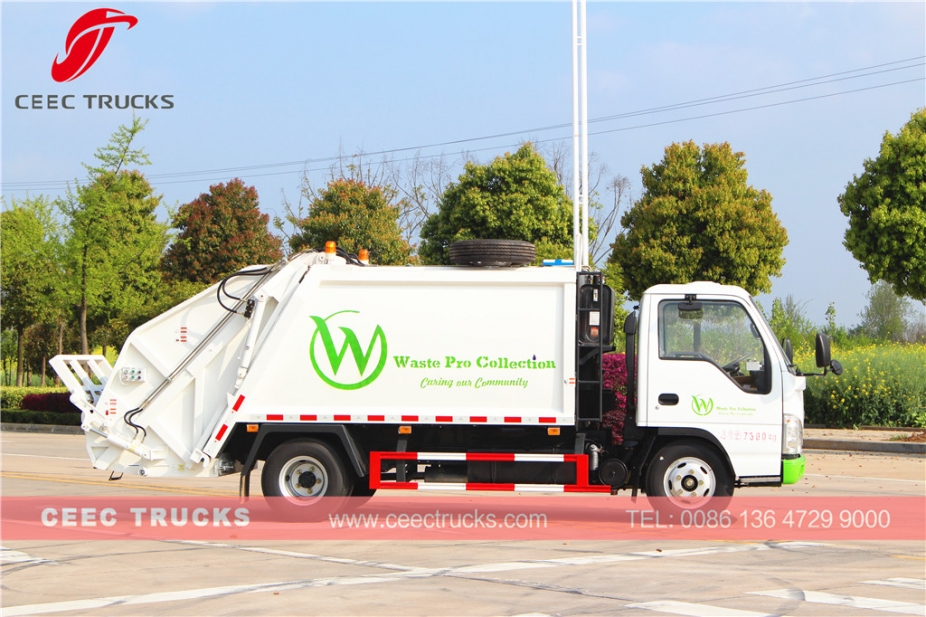 ISUZU 5cbm garbage compactor truck