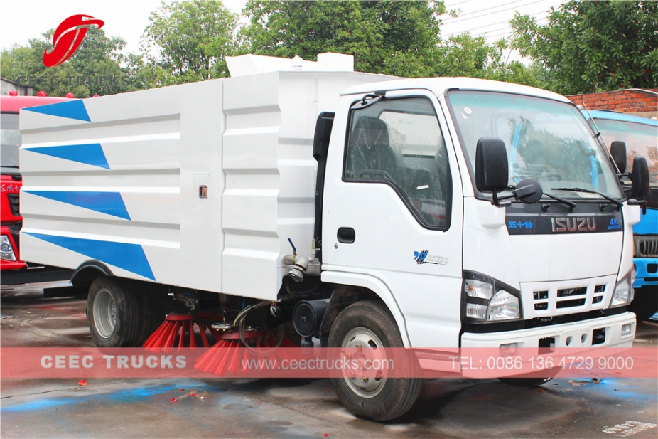 ISUZU 5 CBM road sweeper truck