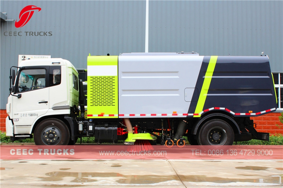 Dongfeng 12,000L road sweeper na sasakyan