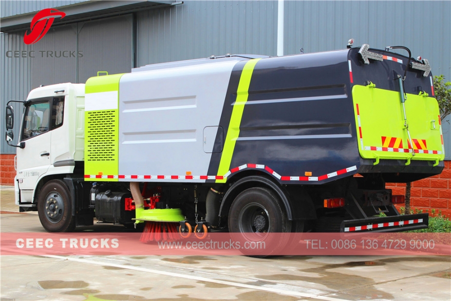 Dongfeng 12,000L road sweeper na sasakyan