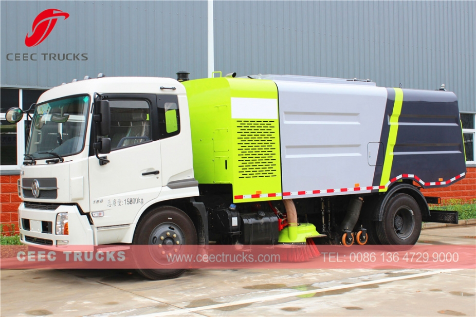 Dongfeng 12,000L road sweeper na sasakyan
