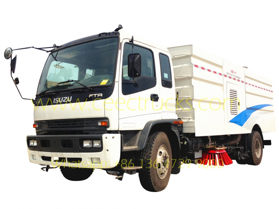 ISUZU 12CBM road sweeper truck - CEEC Trucks