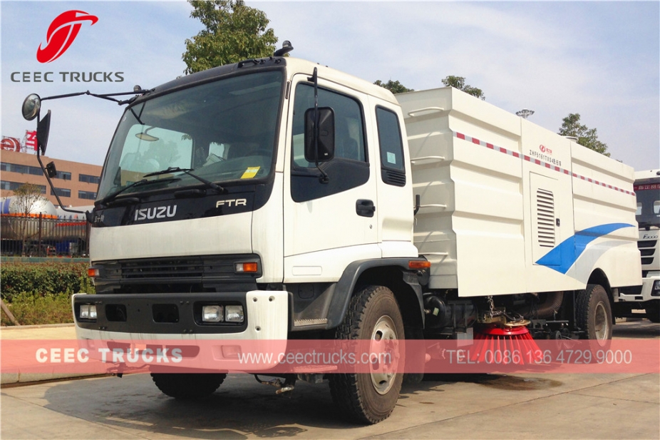 ISUZU 12CBM road sweeper truck