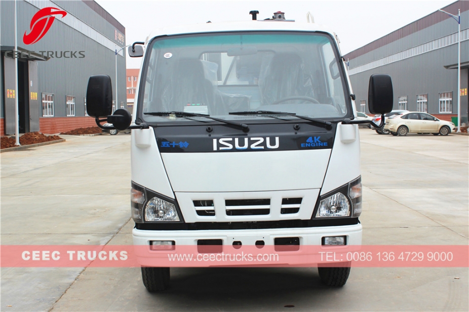 ISUZU 5000L trash compressor na sasakyan