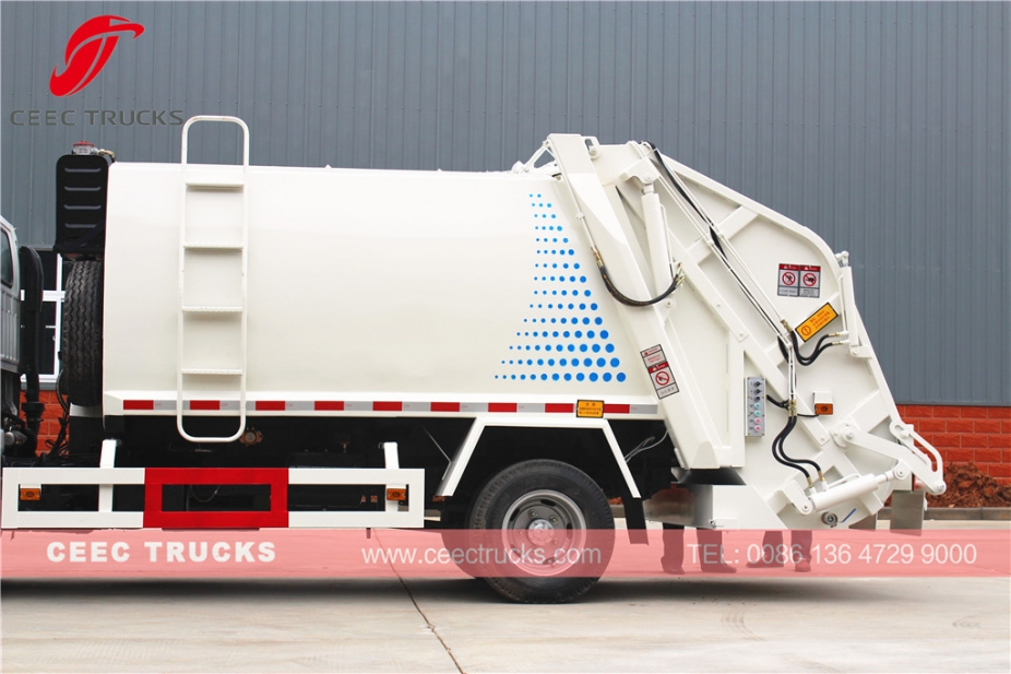 ISUZU 5000L trash compressor na sasakyan