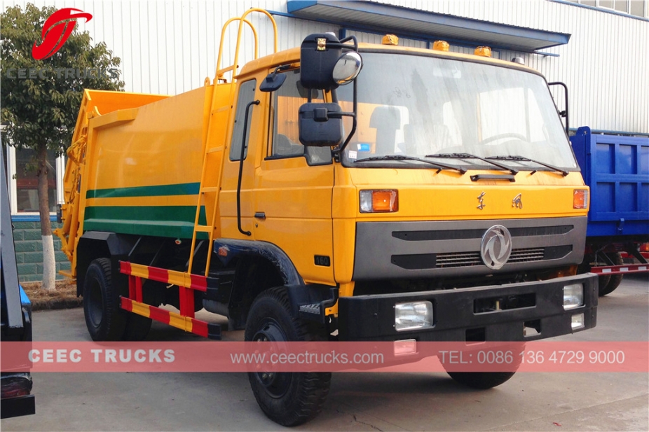 Algeria 10 cbm Dongfeng garbage compactor truck