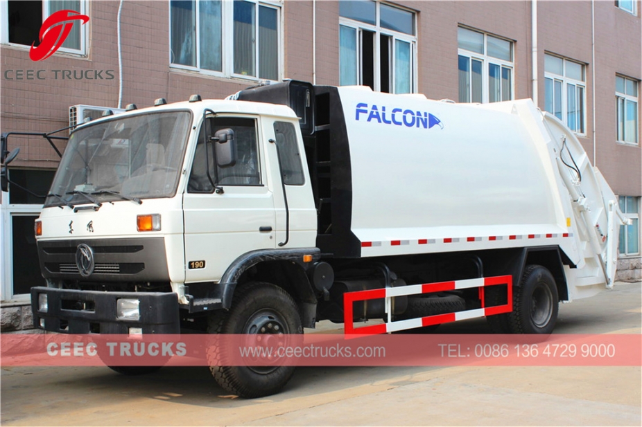 DongFeng 14 CBM waste compactor truck on sale