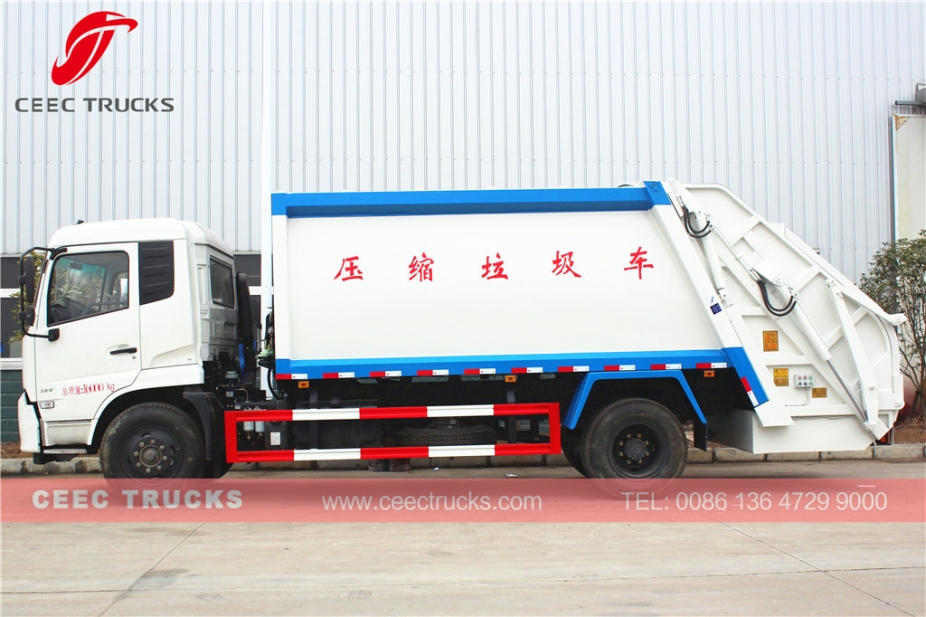 DongFeng 14 cubic meter garbage compactor truck