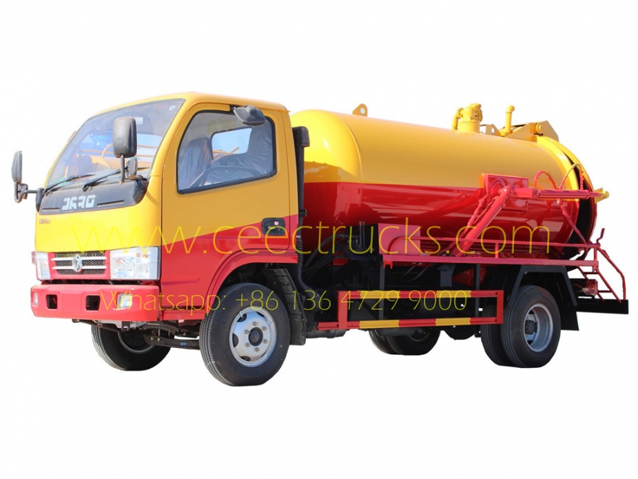 Dongfeng 4,000L Septic suction pump truck